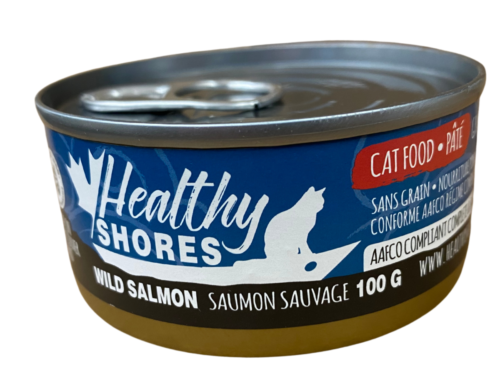 HEALTHY SHORES Wild Salmon pate Cat Food 100g