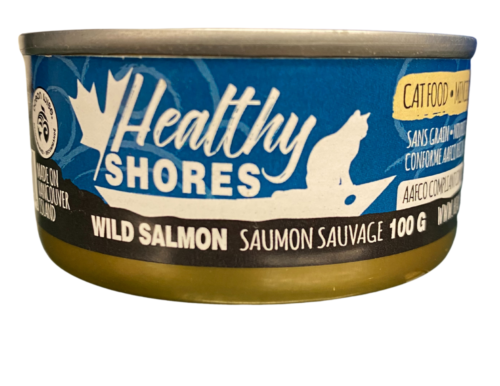 HEALTHY SHORES Wild Salmon minced Cat Food 100g