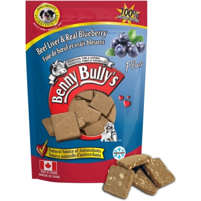 Benny Bully's Dog Liver Plus Blueberry 58g