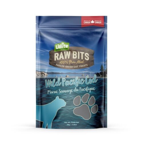 UBITE RAW BITS Cod Cat Treats 25g