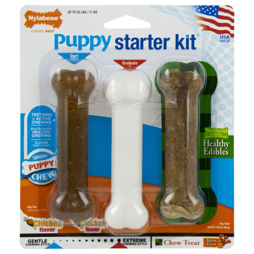 Nylabone Starter Kit Bone Regular 3PK | Puppy