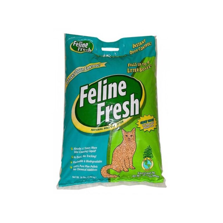 Feline Fresh Litter Pine Pellet 9.1 Kg, All for Cats, Cat Accessories