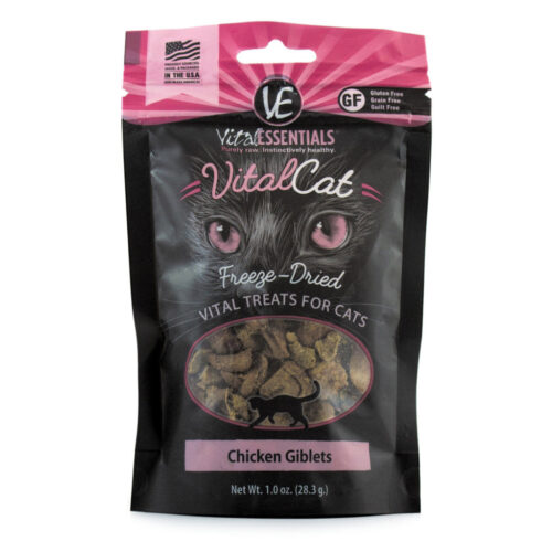 Vital Essentials Chicken Giblets Freeze-Dried Grain Free Treats, 1 oz