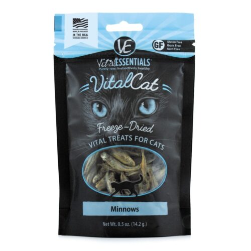 Vital Essentials Minnows Freeze-Dried Grain Free Treats, 0.5 oz