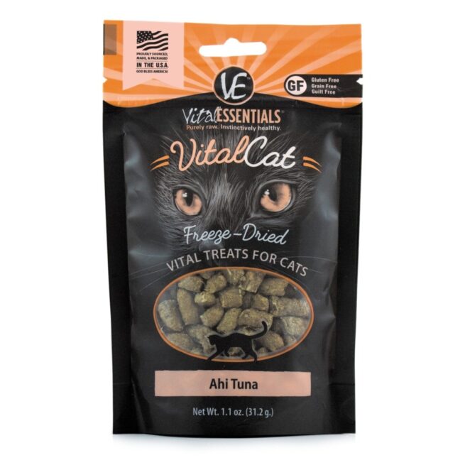 Vital Essentials Ahi Tuna Freeze-Dried Grain Free Treats, 1.1 oz