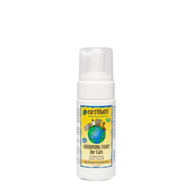 EARTHBATH Fragrance Free Hypo-Allergenic Waterless Cat Shampoo