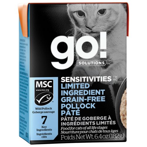 GO! Sensitivites LID GF Pollock Pate 6.4OZ