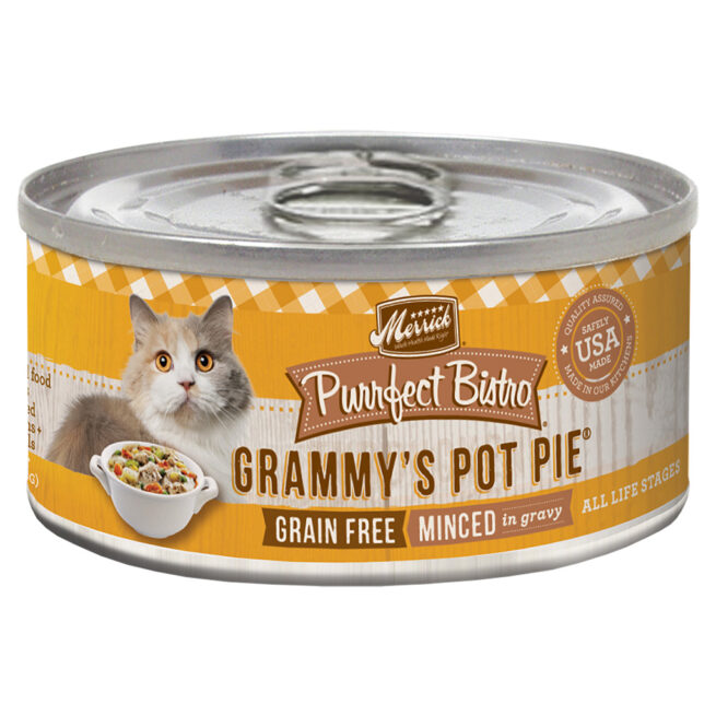 Merrick Purrfect BistroGrammy's Pot Pie Minced in Gravy 3OZ