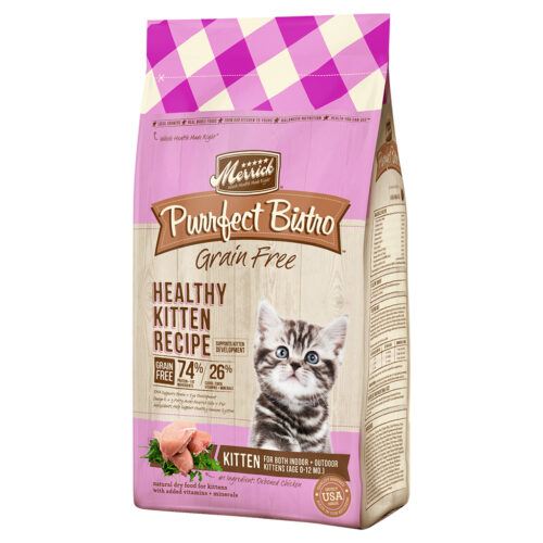 Merrick Purrfect Bistro Real Chicken Healthy Kitten Recipe 4LB