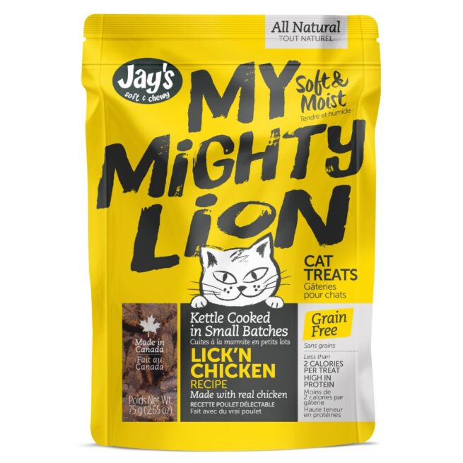 Jay's My Mighty Lion Chicken 75GM Cat Treats