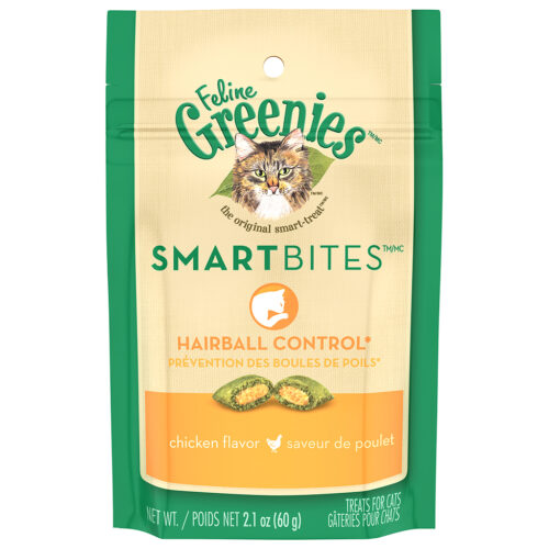 Greenies Smartbites Hairball Chicken 2.1OZ