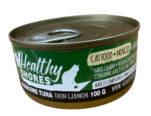 HEALTHY SHORES Albacore Tuna minced Cat Food 100g