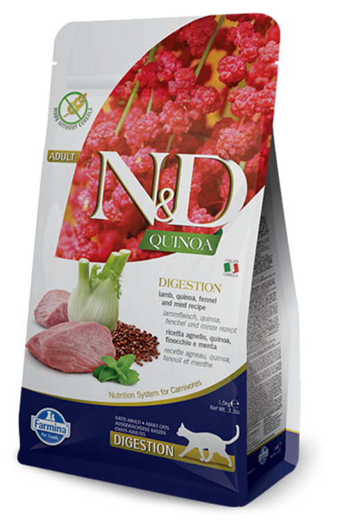 Farmina N&D Cat Quinoa Digestion Lamb 1.5KG