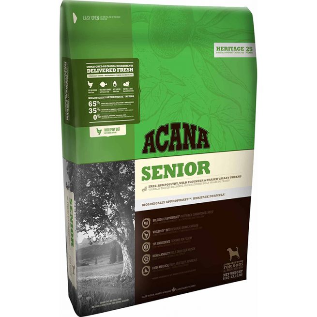 Acana Heritage Senior Dog Food 2kg