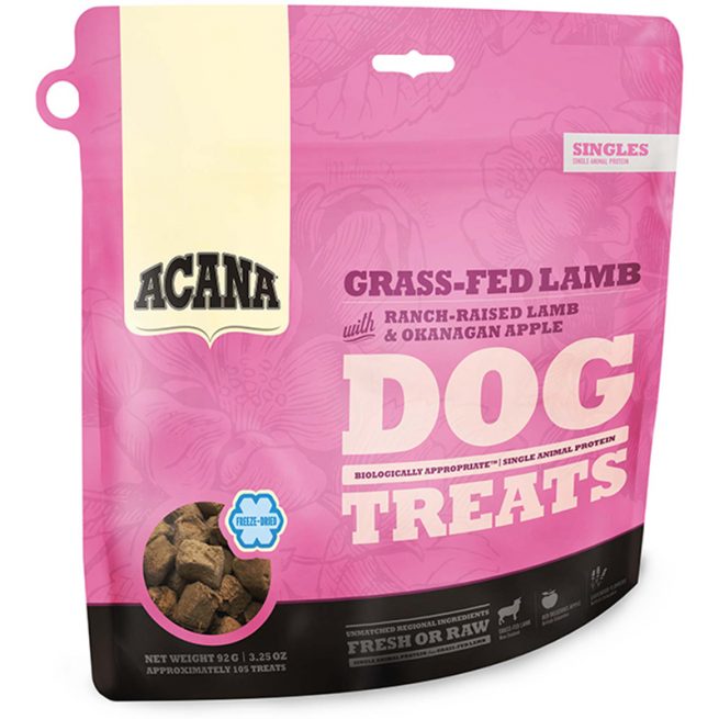 Acana Singles Grass-Fed Lamb Dog Treats 92GR