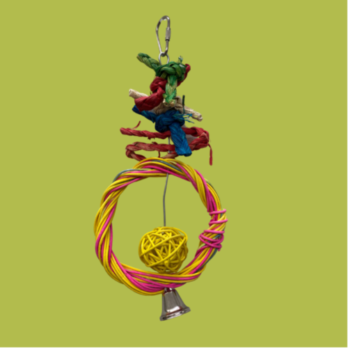 BEAKS! BIRD TOY 24 CM CIRCLE/BELL