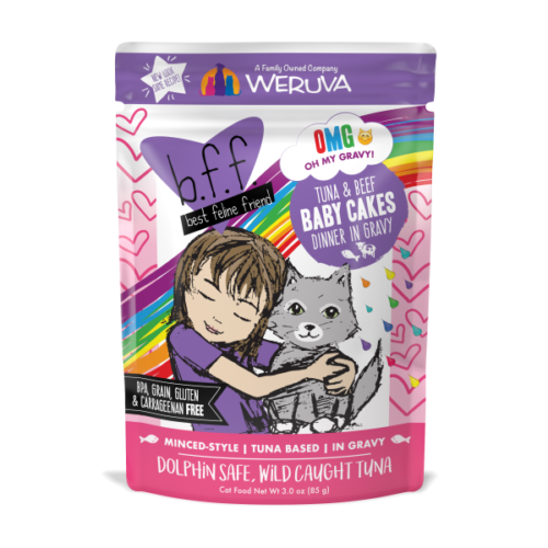 BFF OMG Tuna & Beef Baby Cakes Pouch