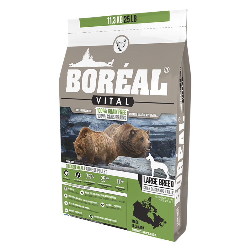 Fresh Look at Boréal Vital Large Breed Chicken Meal Grain Free All For