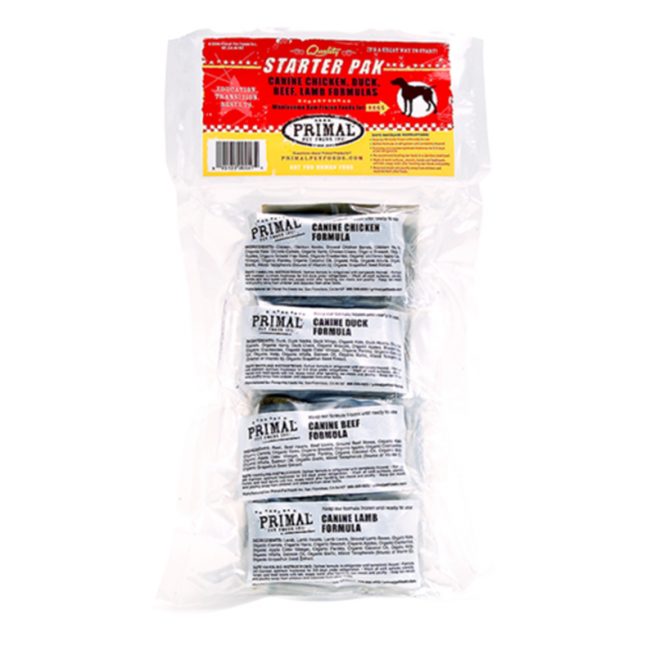 Primal Canine Raw Frozen Formula Starter Pack