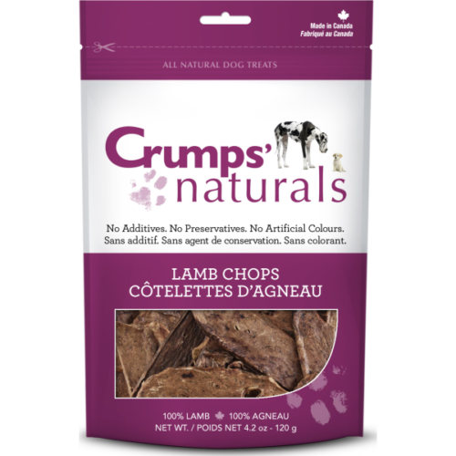 Crumps' Naturals Dog Lamb Chops 4.2 oz