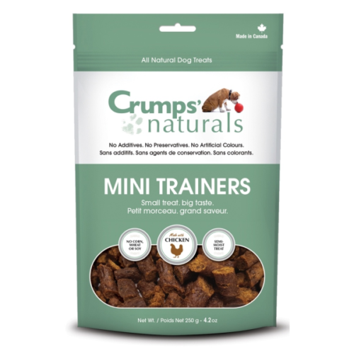 Crumps' Naturals Dog Mini Trainers Semi-moist Chicken 4.2 oz