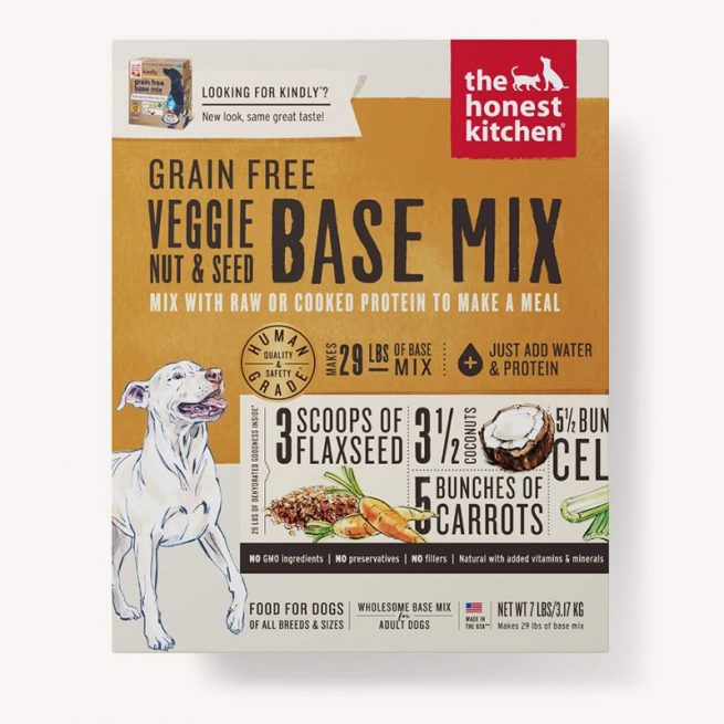 Honest Kitchen Dehydrated Grain Free Veggie, Nut & Seed Base Mix