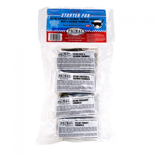 Primal Feline Raw Frozen Formula Starter Pak