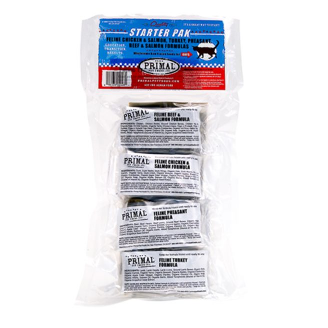 Primal Feline Raw Frozen Formula Starter Pak