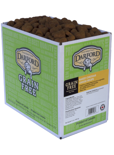 Darford Grain Free Baked Cheddar Cheese Recipe Bulk PER/100g MINI