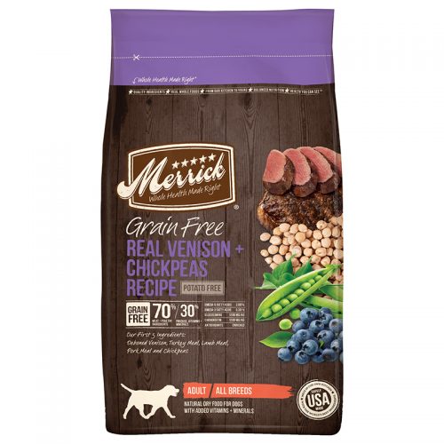 Dog-Food-Grain Free Venison & Chickpeas 12LB