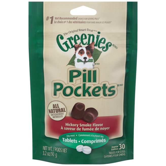 Dog-Supply-Greenies-Pill-Pockets-Hickory-Smoke-3.2OZ
