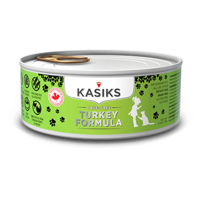 Kasiks Cage-Free Turkey Formula for Cats 156G