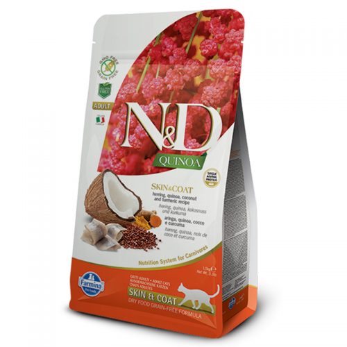 Farmina N&D Quinoa Functional Feline Skin & Coat Herring 1.5 KG