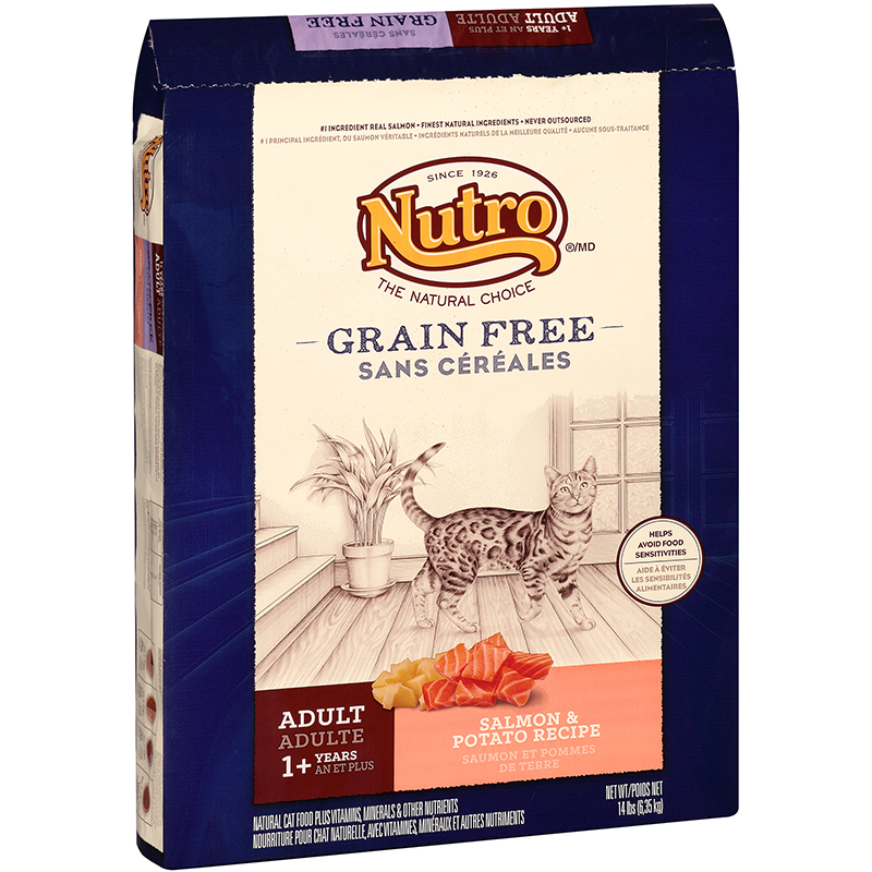 Nutro grain free salmon on sale and potato cat food