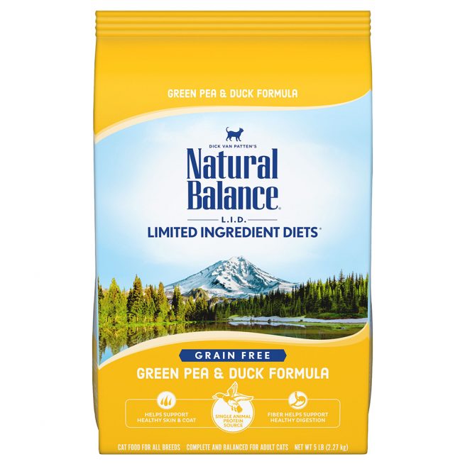 Natural Balance LID Cat Duck & Green Pea 5LB