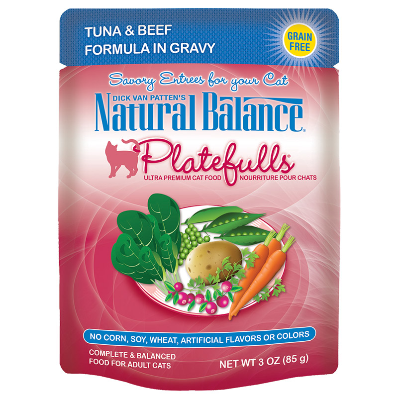 CatFoodNaturalBalancePlatefullsCatTunaBeef243OZ All For Pets