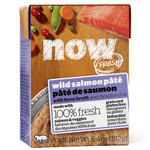 Now Fresh Grain Free Wild Salmon Pâté with Bone Broth 6.4OZ