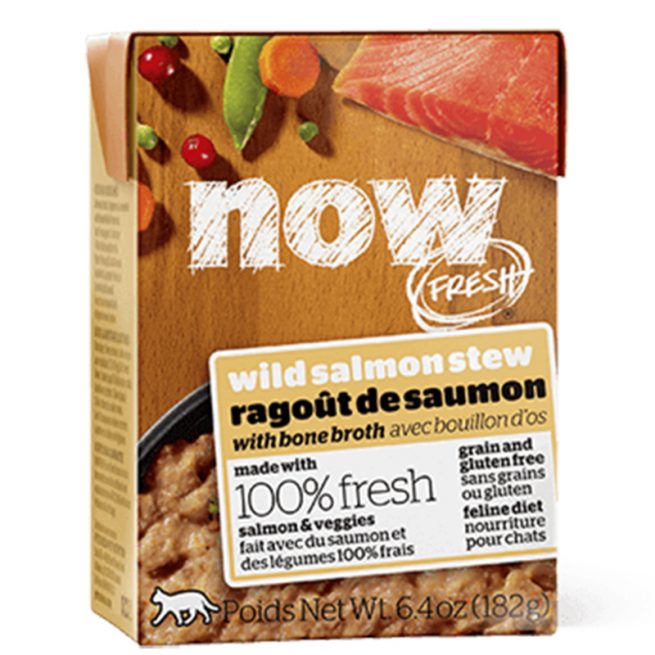 Now Fresh Grain Free Wild Salmon Stew with Bone Broth 6.4OZ