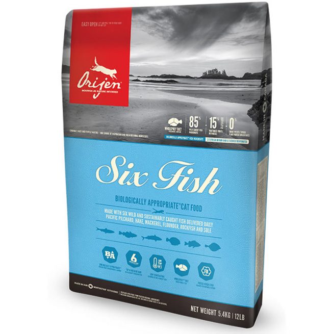 Orijen Six Fish Dry Cat Food 1.8 KG