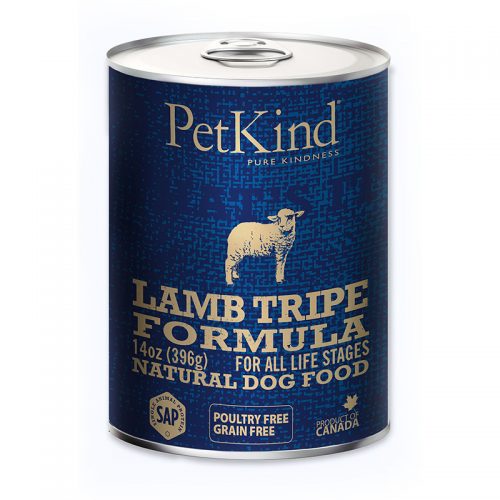 PetKind Lamb Tripe 396g Can