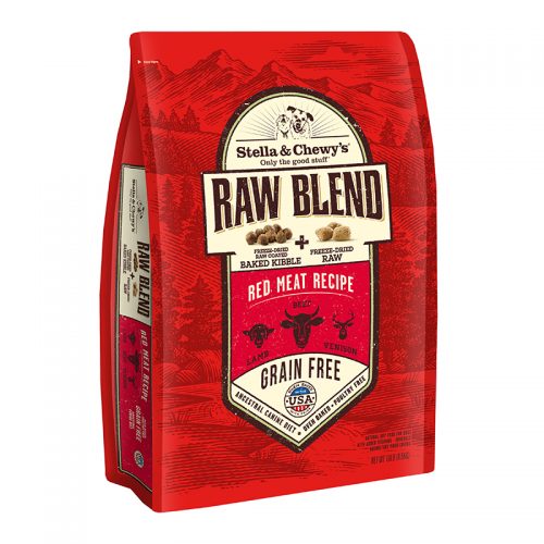Dog-Food-Raw-Blend-Kibble-Red-Meat-Recipe-10LB