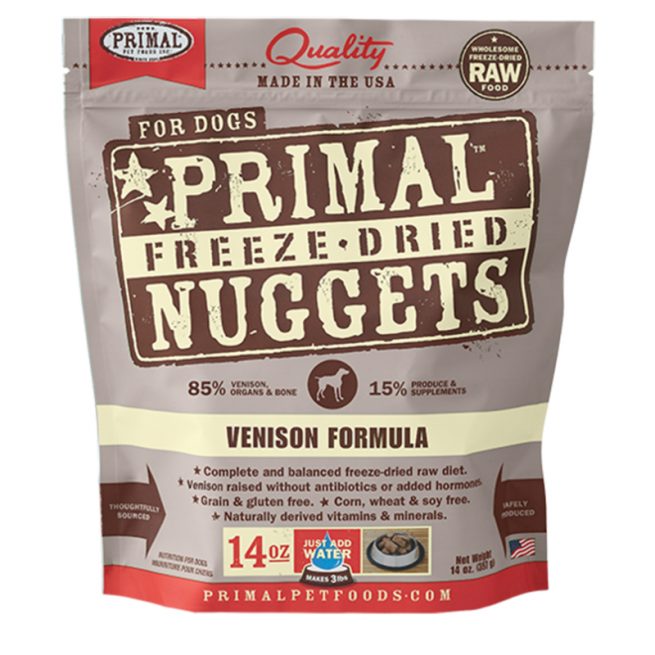 Primal Raw Freeze-Dried Canine Venison Formula