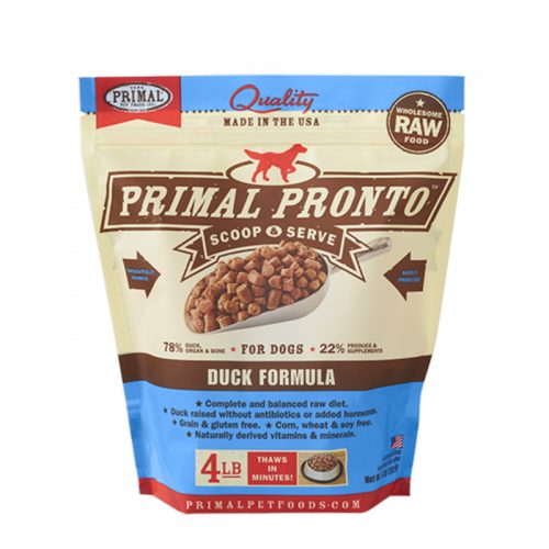 Primal Raw Frozen Canine Duck Pronto Formula