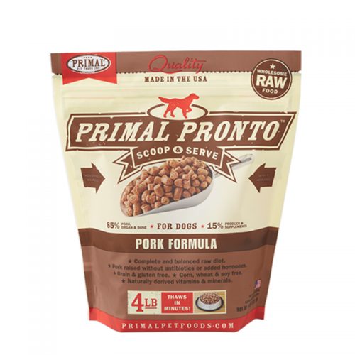 Primal Raw Frozen Canine Pork Pronto Formula