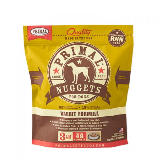 Primal Raw Frozen Canine Rabbit Patties