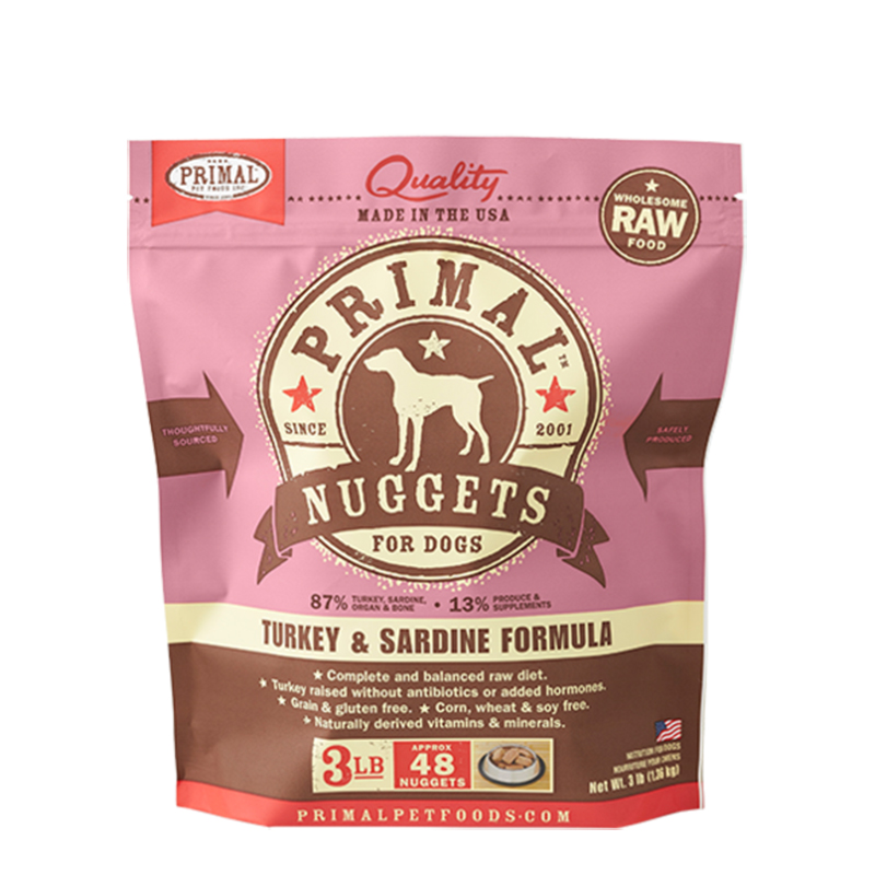 is primal dog food good for puppies