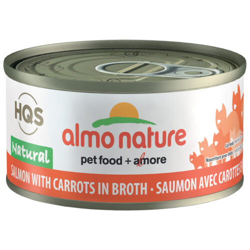 Almo Nature Salmon with Carrots in Broth 70GM