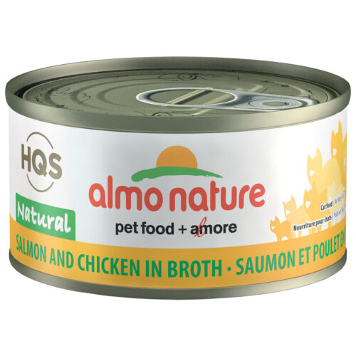 Almo Nature Salmon with Chicken in Broth 70GM