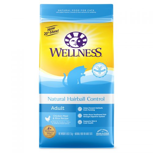 Cat-Food-Wellness-Cat-Natural-Hairball-12LB