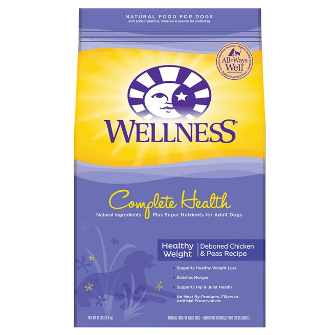 Dog-Food-Wellness-Complete-Health-Healthy-Weight-Deboned-Chicken-Pea-5LB